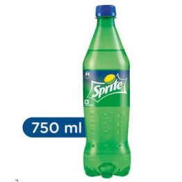 Sprite Soft Drink  Refreshing, 750 ml Bottle 